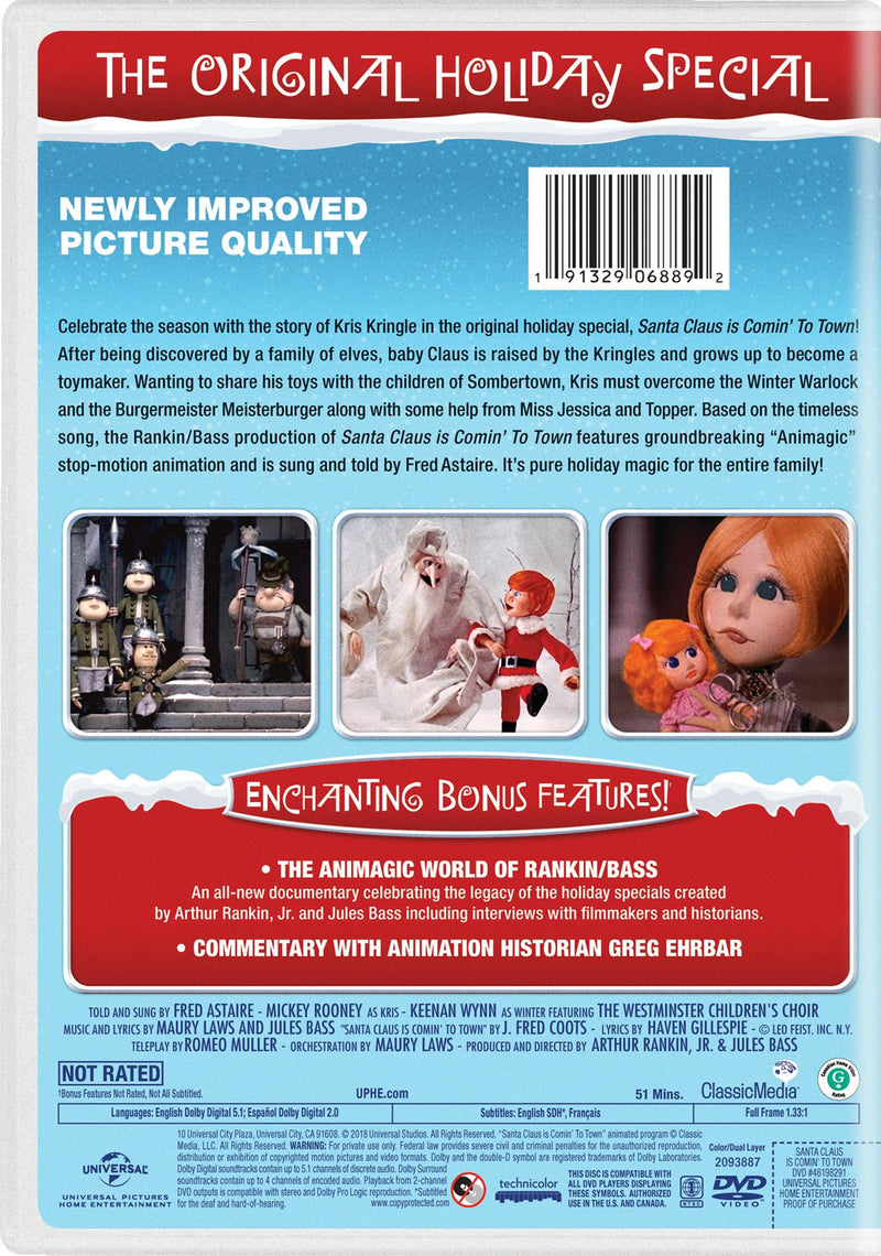 Santa Claus Is Comin' to Town (Deluxe Edition) [DVD]