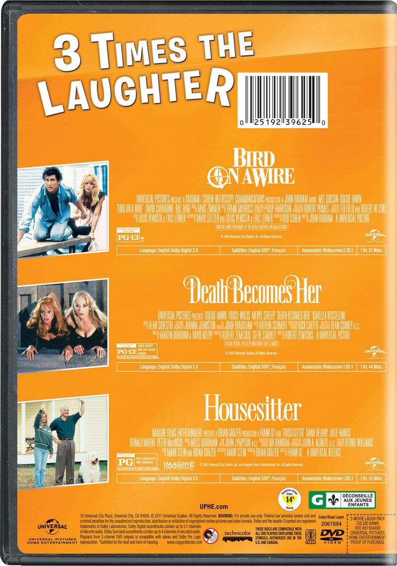 Bird On a Wire/Death Becomes Her/Housesitter (DVD Set) [DVD]