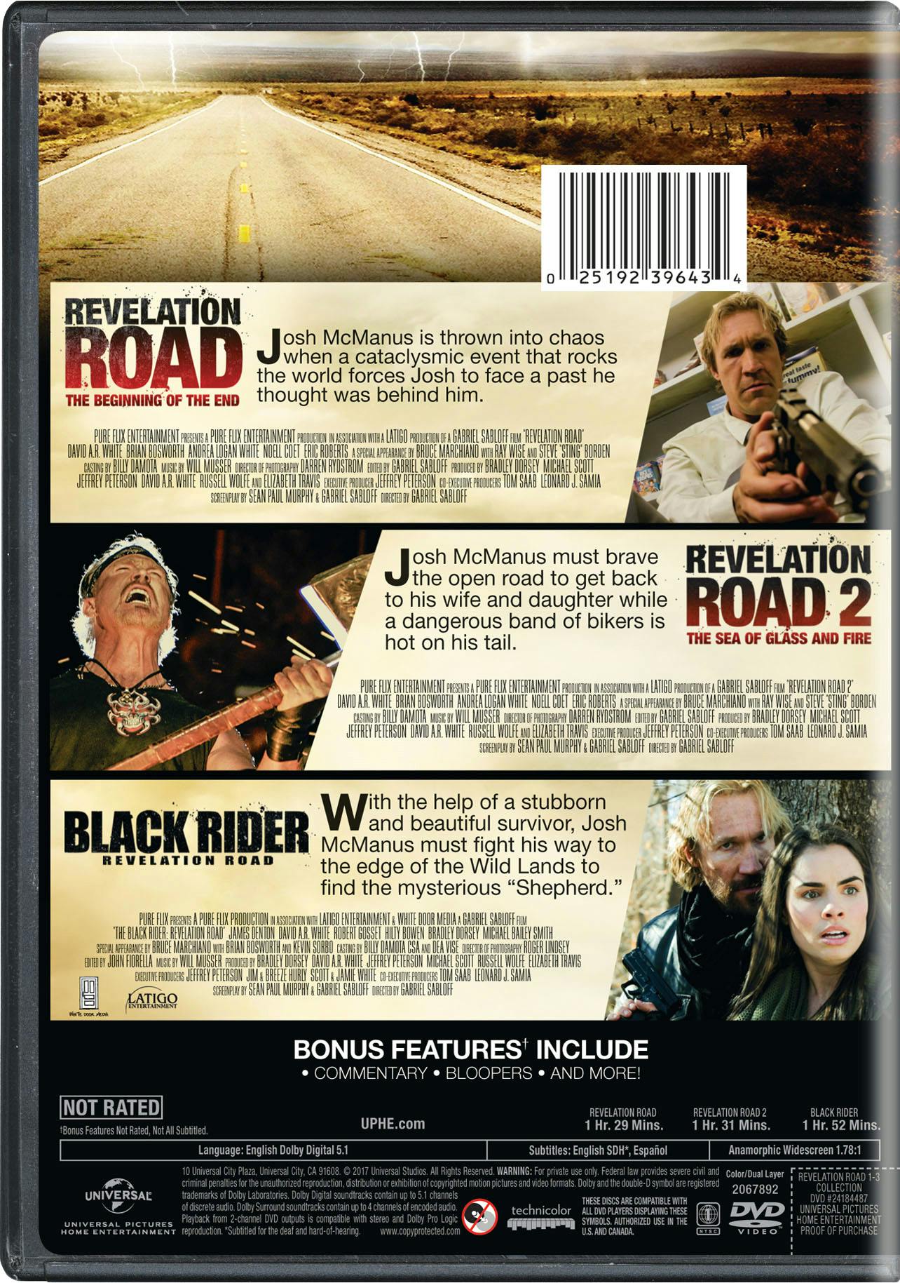 Revelation Road 1-3 [DVD] – GRUV Entertainment