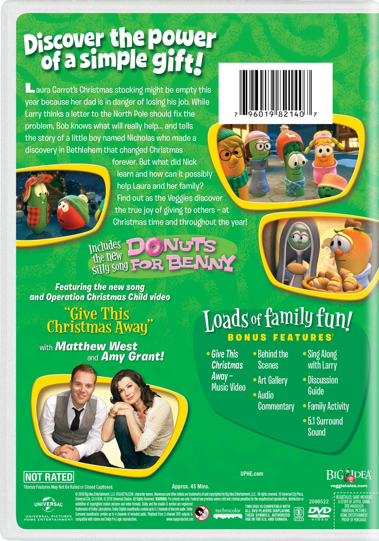 VeggieTales: Saint Nicholas - A Story of Joyful Giving [DVD