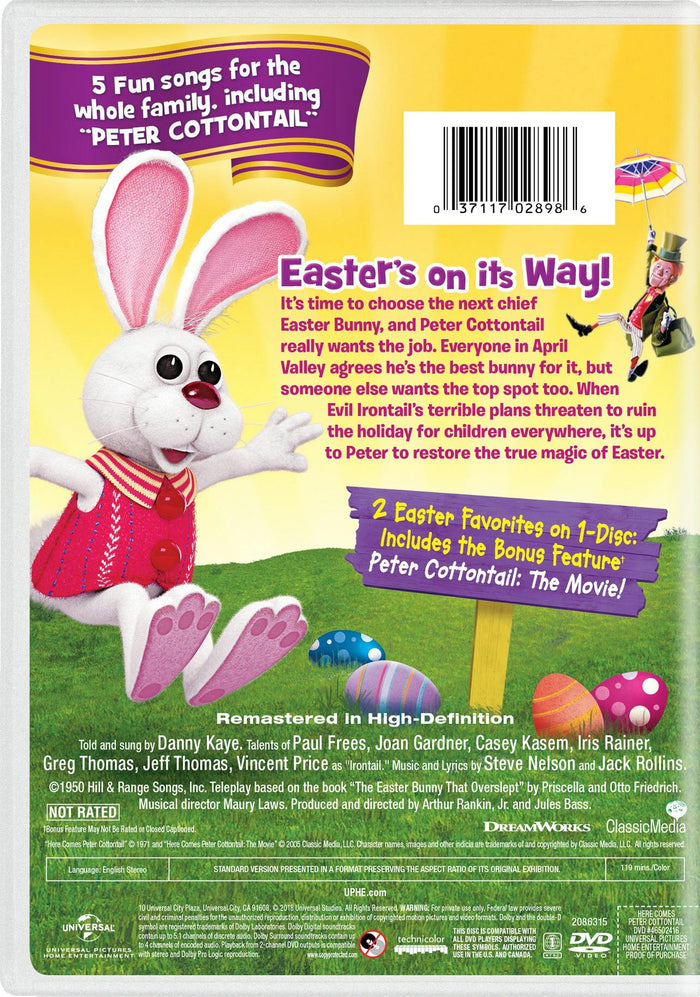 Here Comes Peter Cottontail (2018) [DVD]