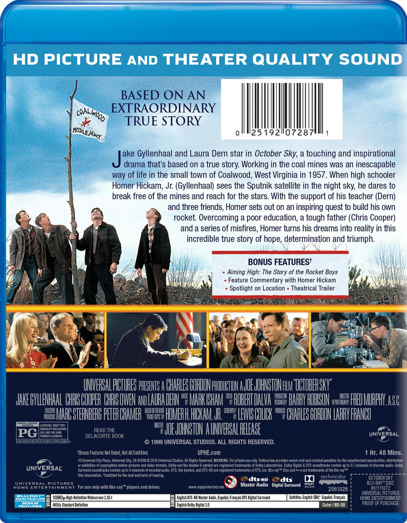 October Sky [Blu-ray]