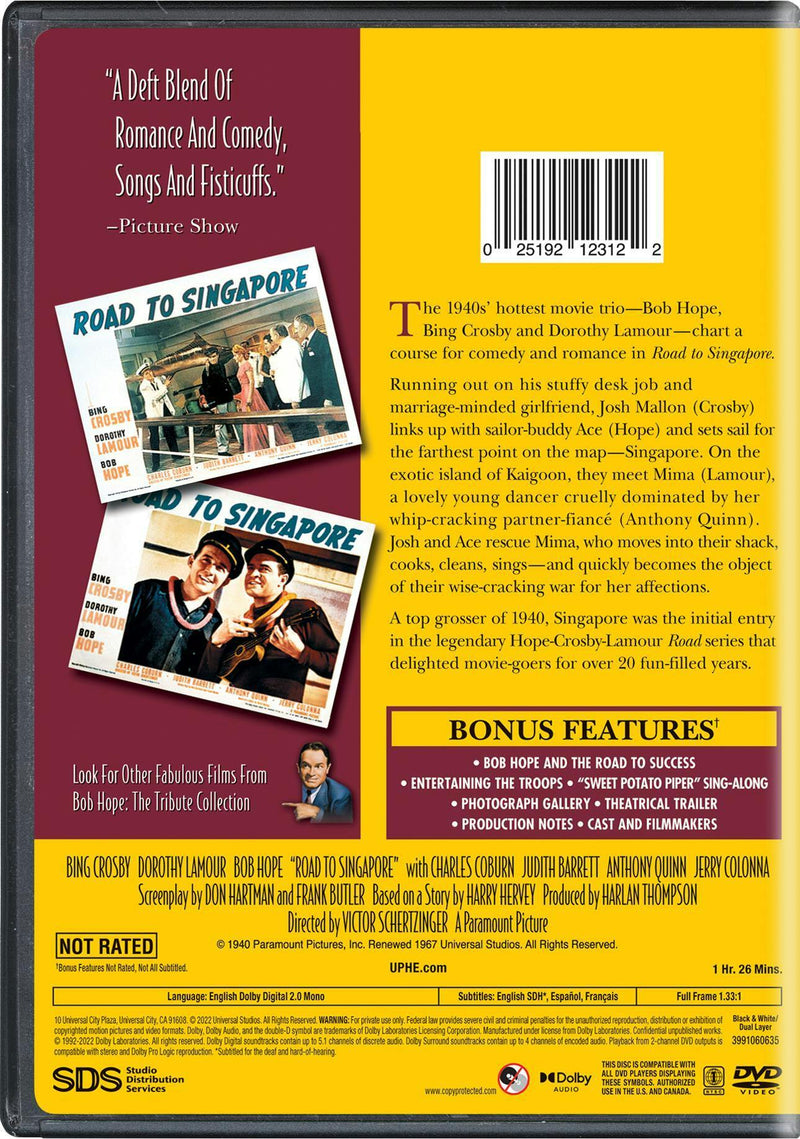 Road to Singapore [DVD]