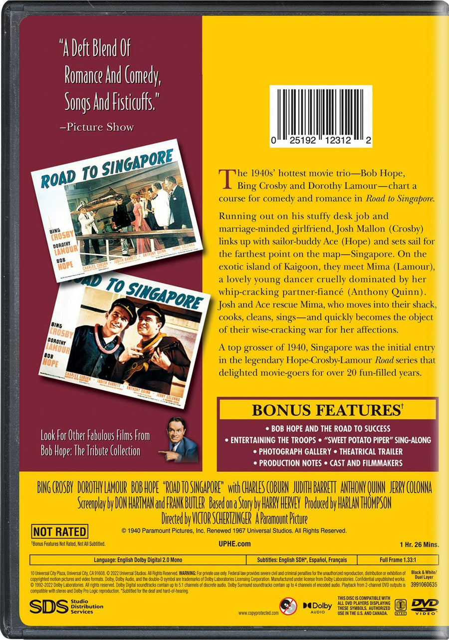 Road to Singapore [DVD]