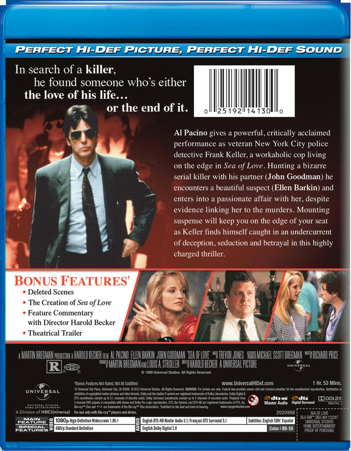 Sea of Love [Blu-ray]