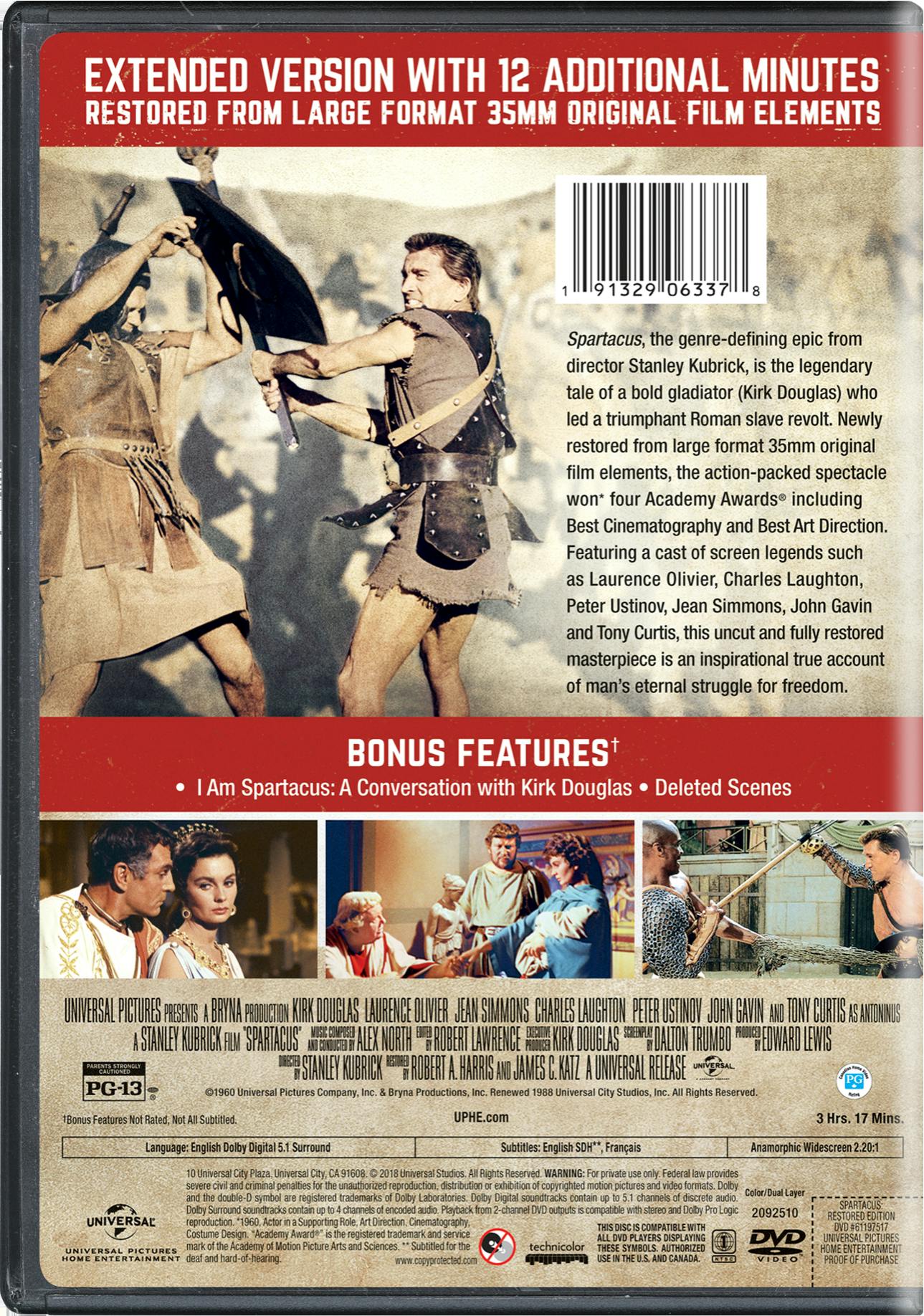 洋画・外国映画 SPARTACUS DVD Spartacus [DVD] – GRUV Entertainment