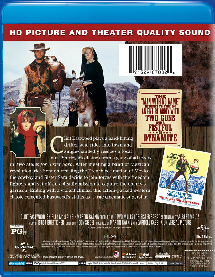 Two Mules for Sister Sara [Blu-ray]