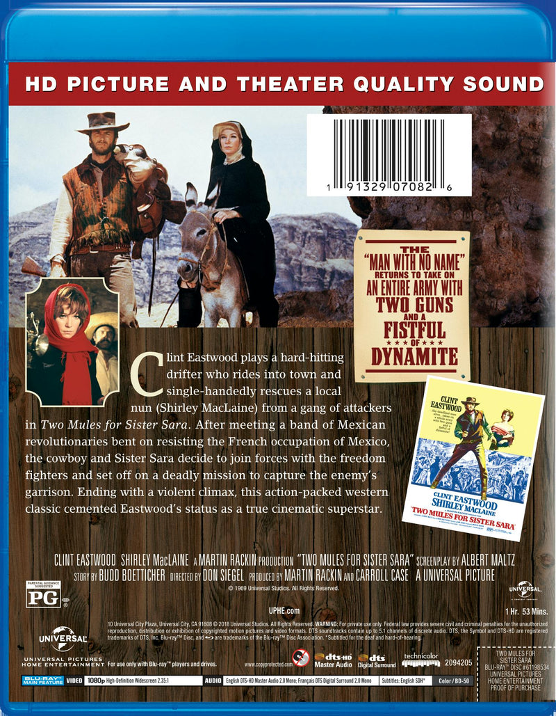 Two Mules for Sister Sara [Blu-ray]