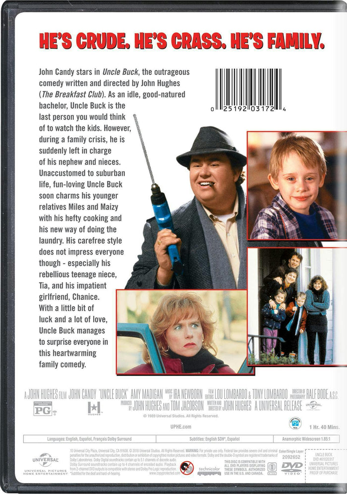 Uncle Buck [DVD]