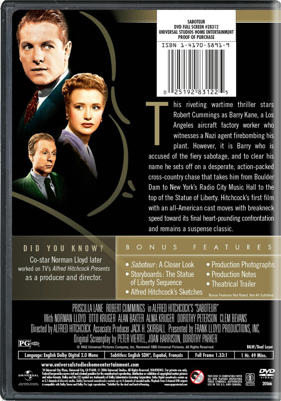 Saboteur [DVD]