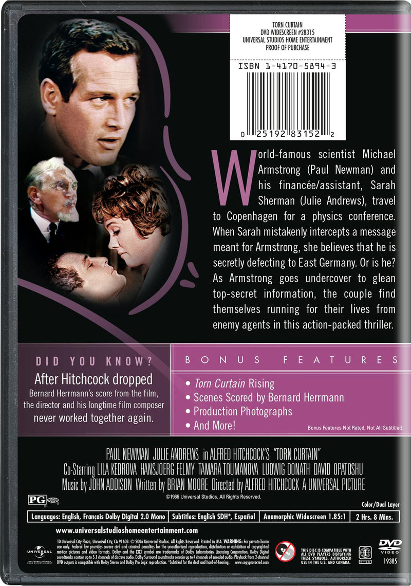 Torn Curtain [DVD]