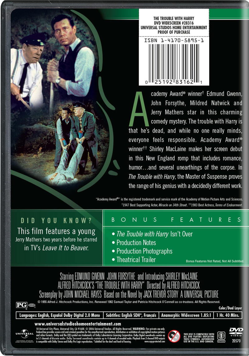 The Trouble With Harry [DVD]