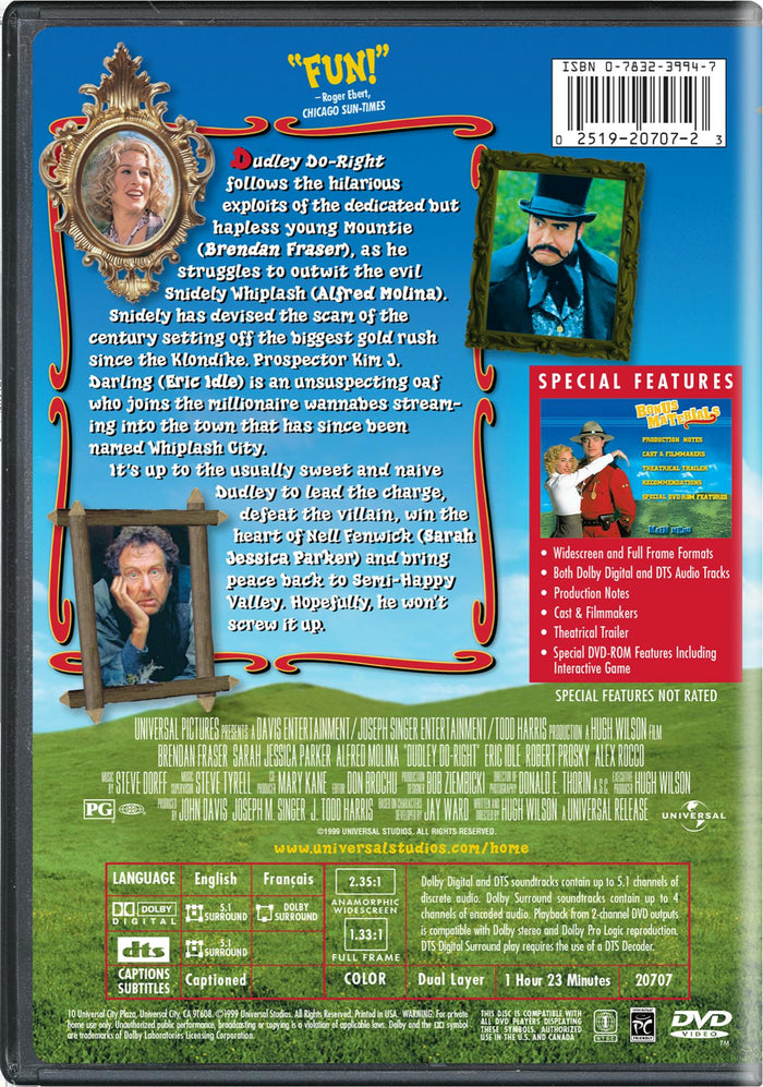 Dudley Do-Right [DVD]