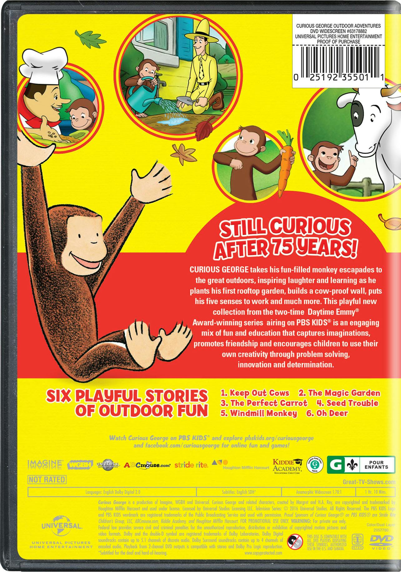 Curious George: Outdoor Adventures [DVD] – GRUV Entertainment