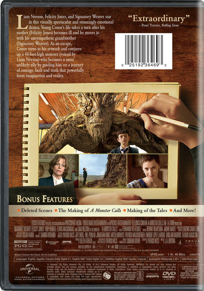 A Monster Calls [DVD]