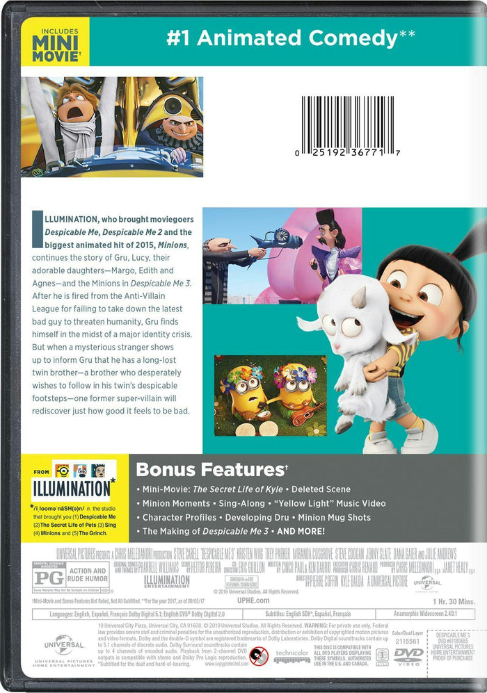 Despicable Me 3 (Special Edition) [DVD]