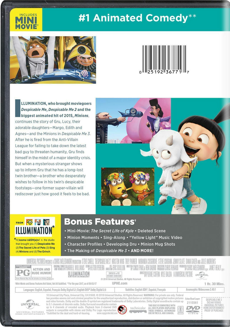 Despicable Me 3 (Special Edition) [DVD]