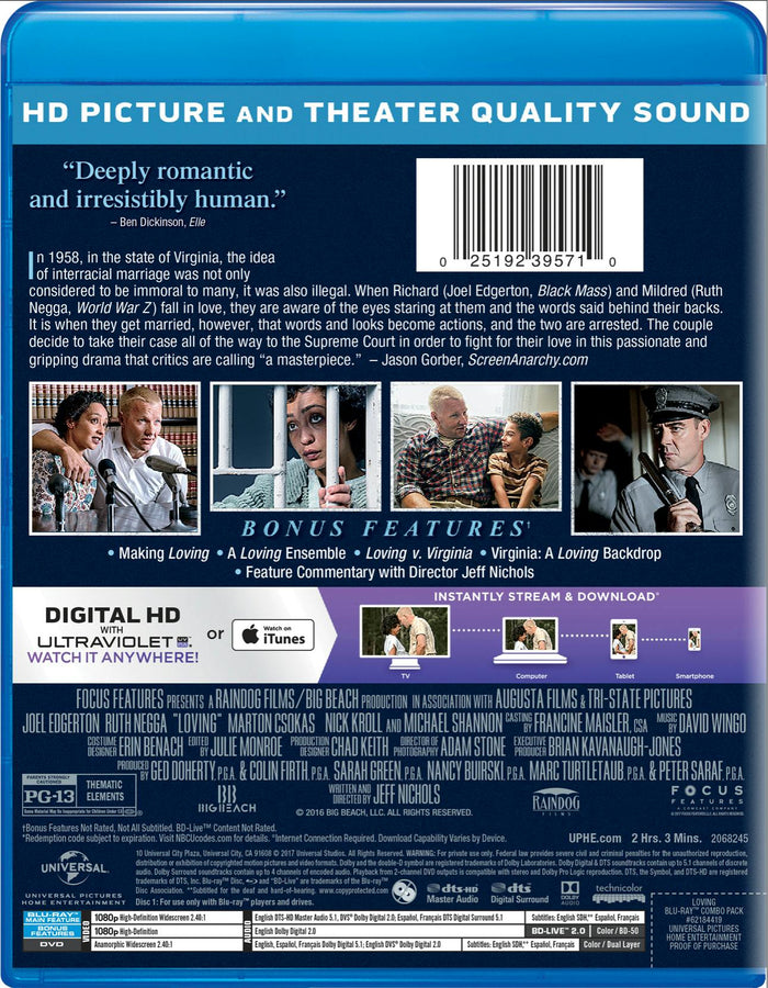 Loving (DVD + Digital) [Blu-ray]
