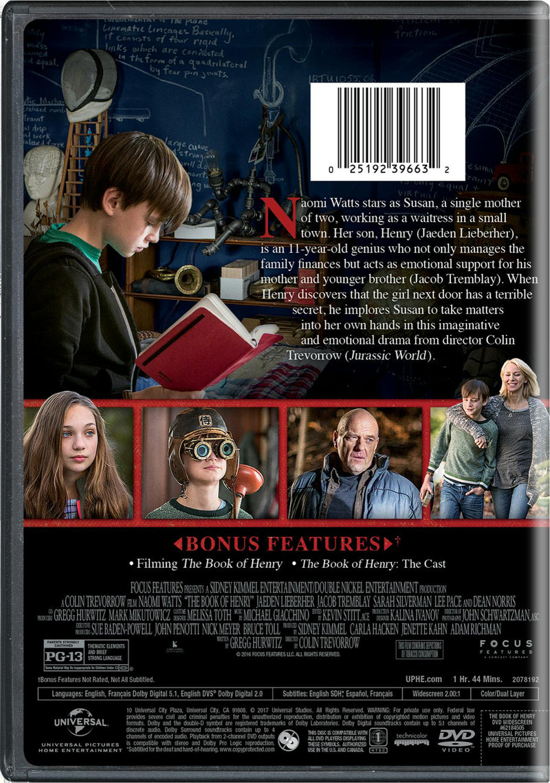 The Book of Henry [DVD]
