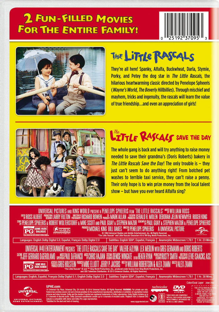 The Little Rascals/The Little Rascals Save the Day (DVD Double Feature) [DVD]