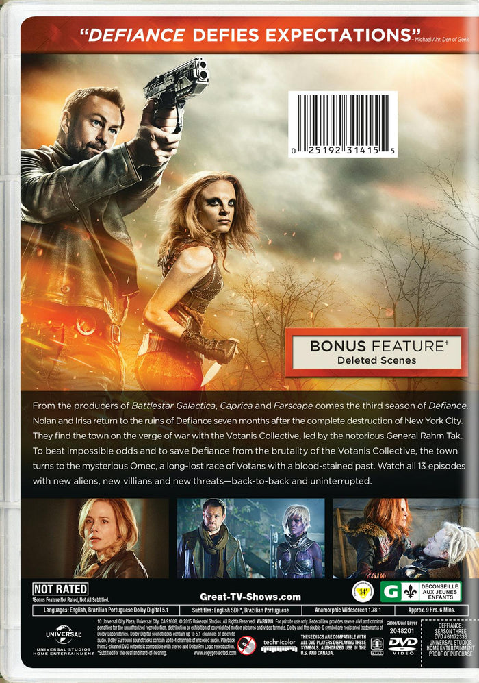 Defiance: Season 3 [DVD]