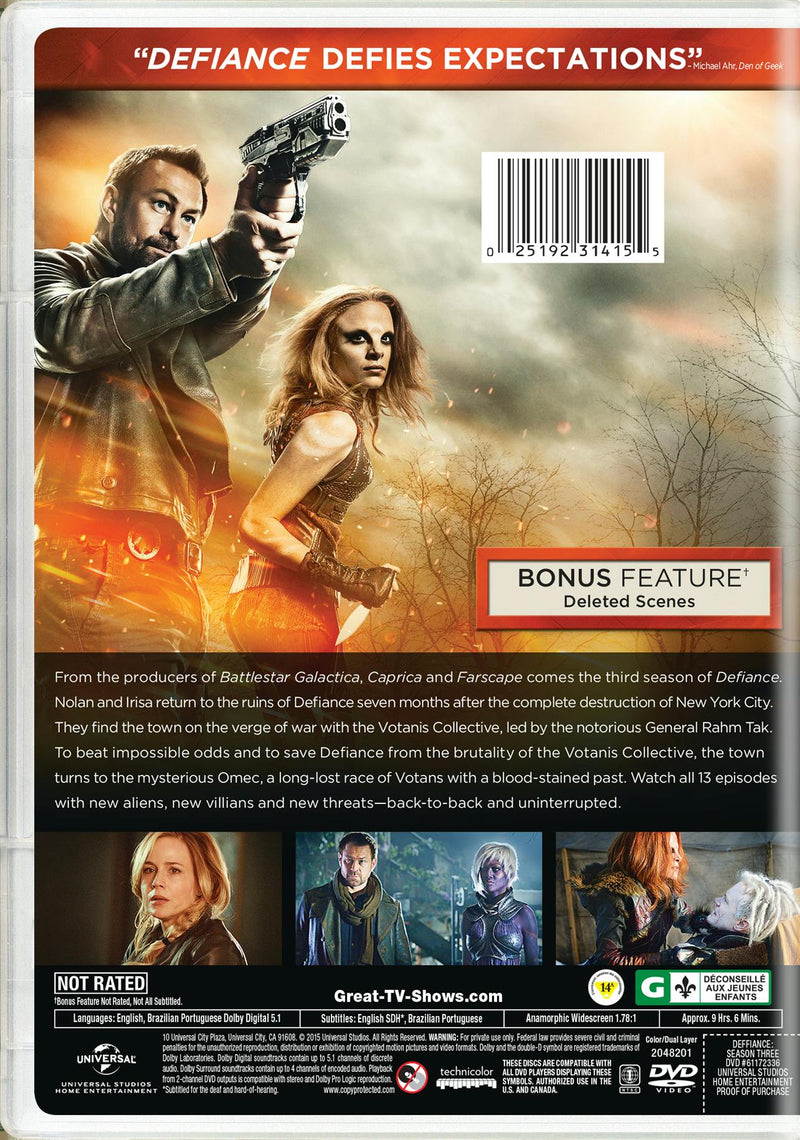 Defiance: Season 3 [DVD]