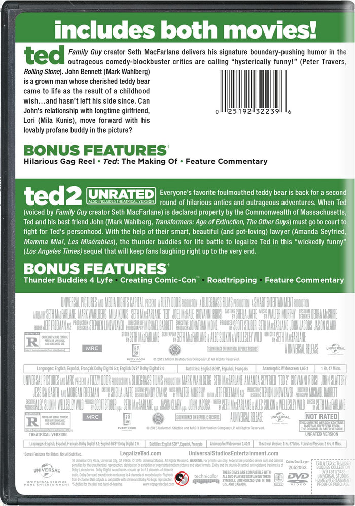 Ted/Ted 2 (DVD Double Feature) [DVD]