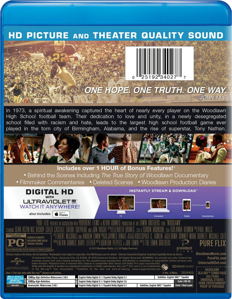 Woodlawn (Combo Pack) [Blu-ray]