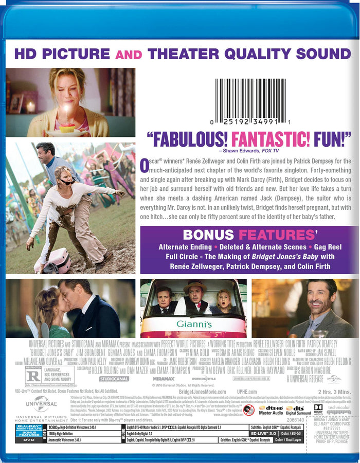 Bridget Jones's Baby (with DVD) [Blu-ray]