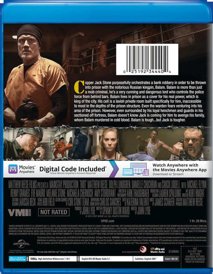 Riot (Blu-ray + Digital HD) [Blu-ray]