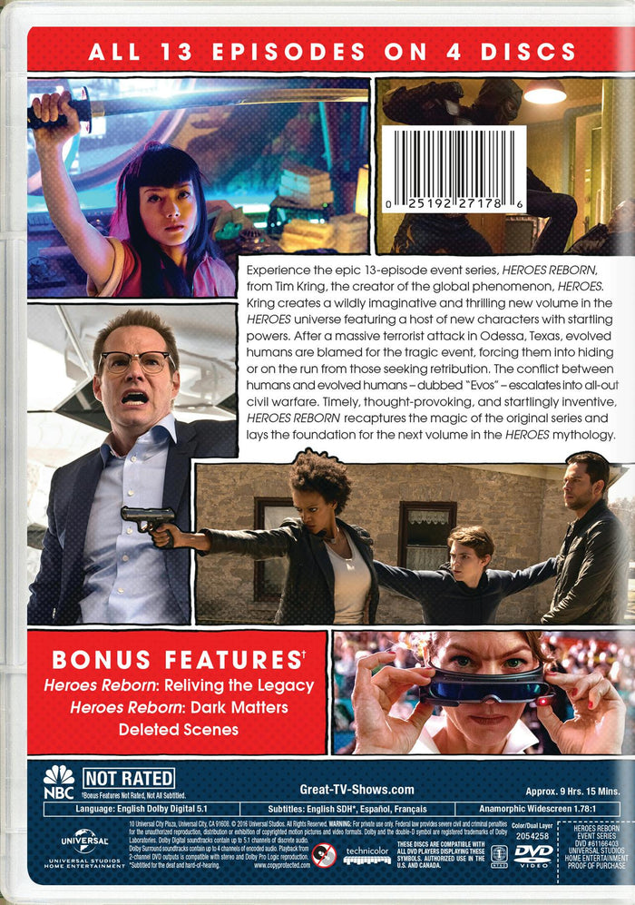 Heroes Reborn [DVD]