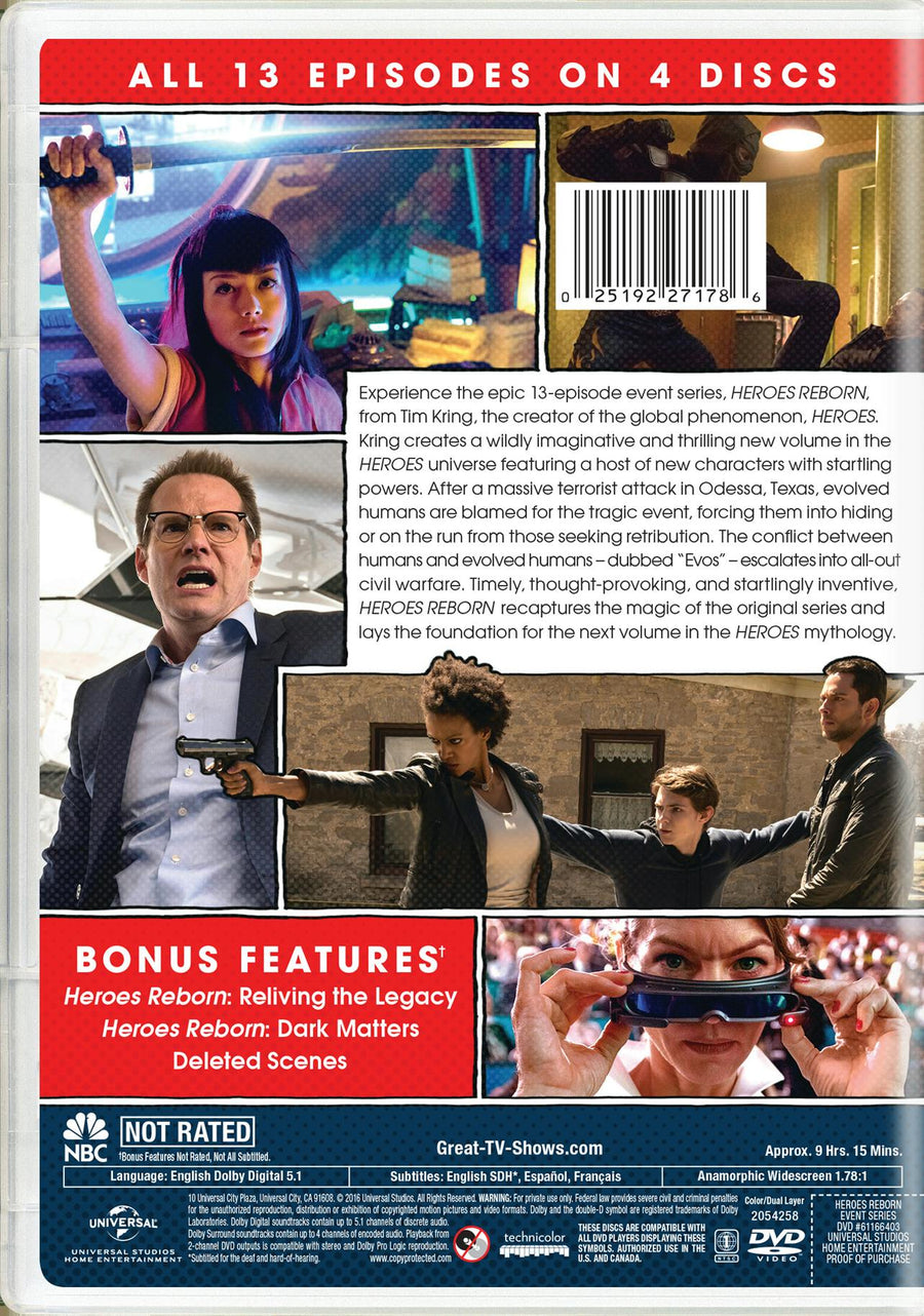 Heroes Reborn [DVD]