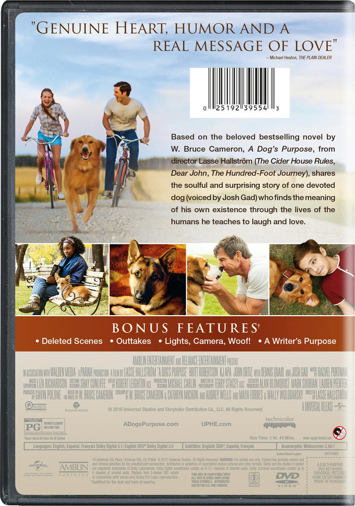 A Dog's Purpose [DVD]