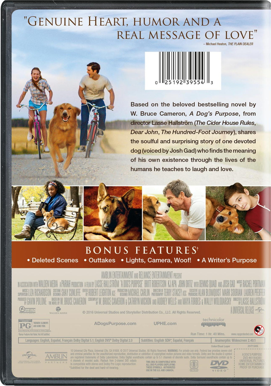 A Dog's Purpose [DVD]