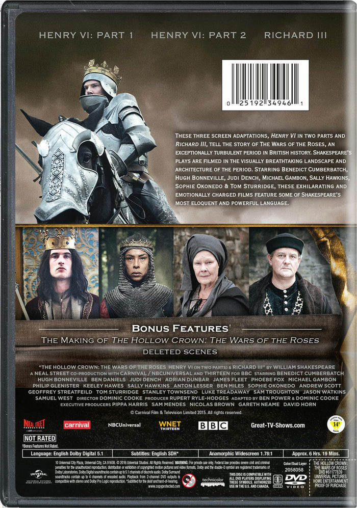 The Hollow Crown: The Wars of the Roses [DVD]