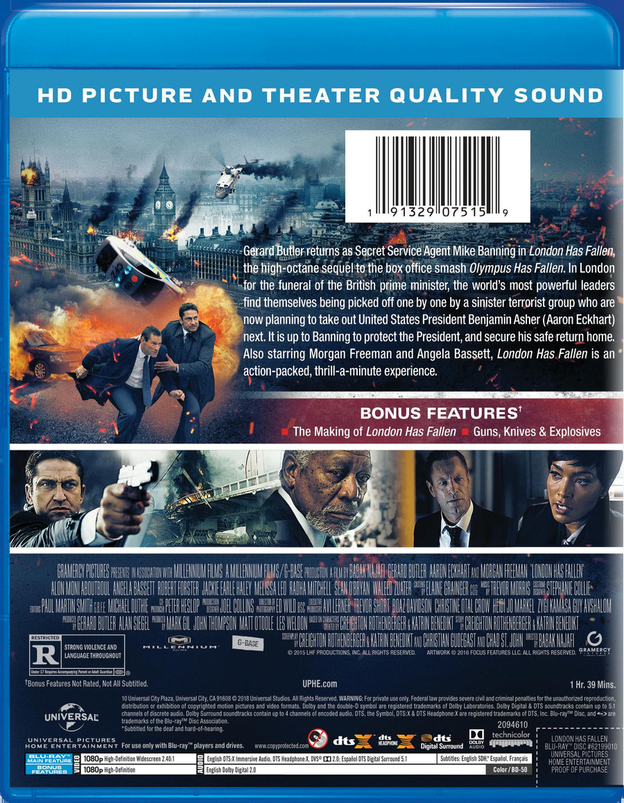 London Has Fallen [Blu-ray]