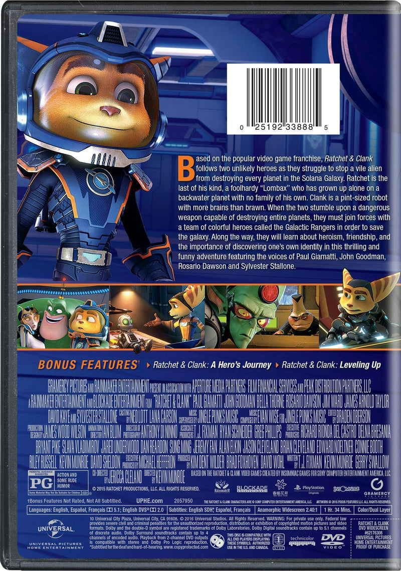 Ratchet and Clank [DVD]