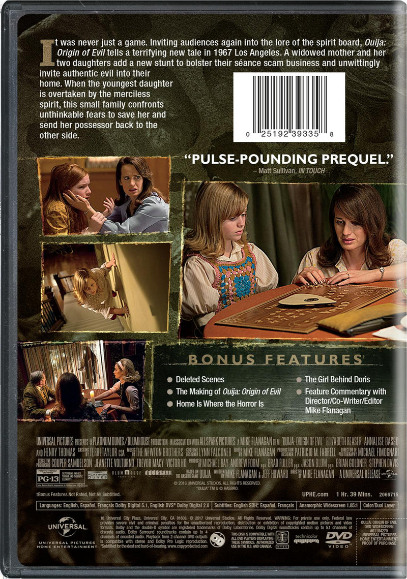 Ouija: Origin of Evil [DVD]