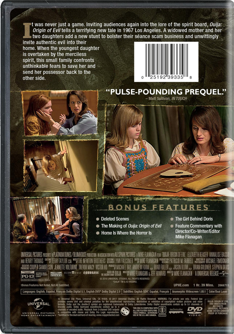 Ouija: Origin of Evil [DVD]