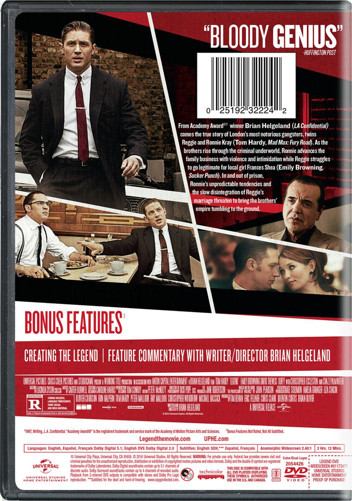 Legend (2015) [DVD]