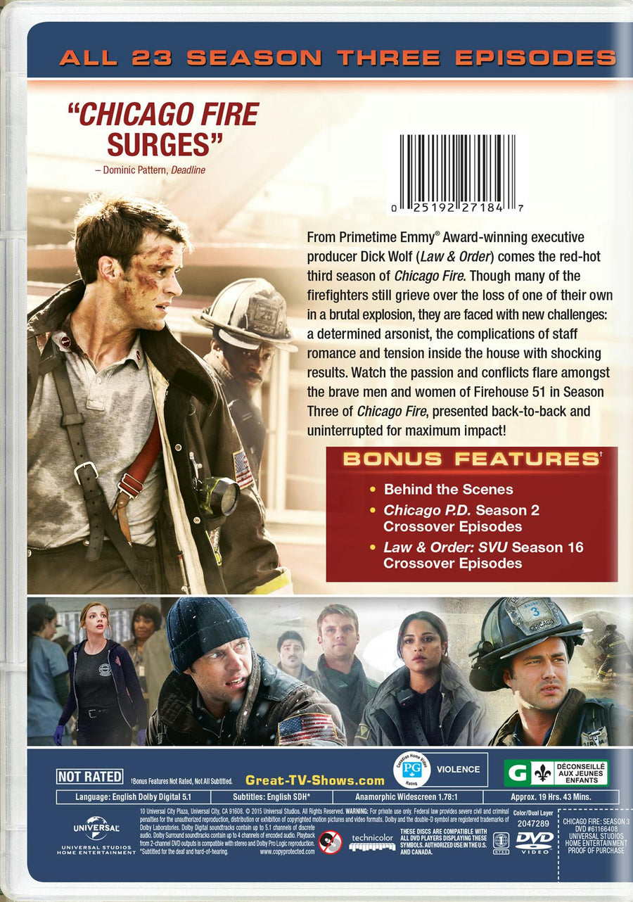 Chicago Fire: Season Three [DVD]
