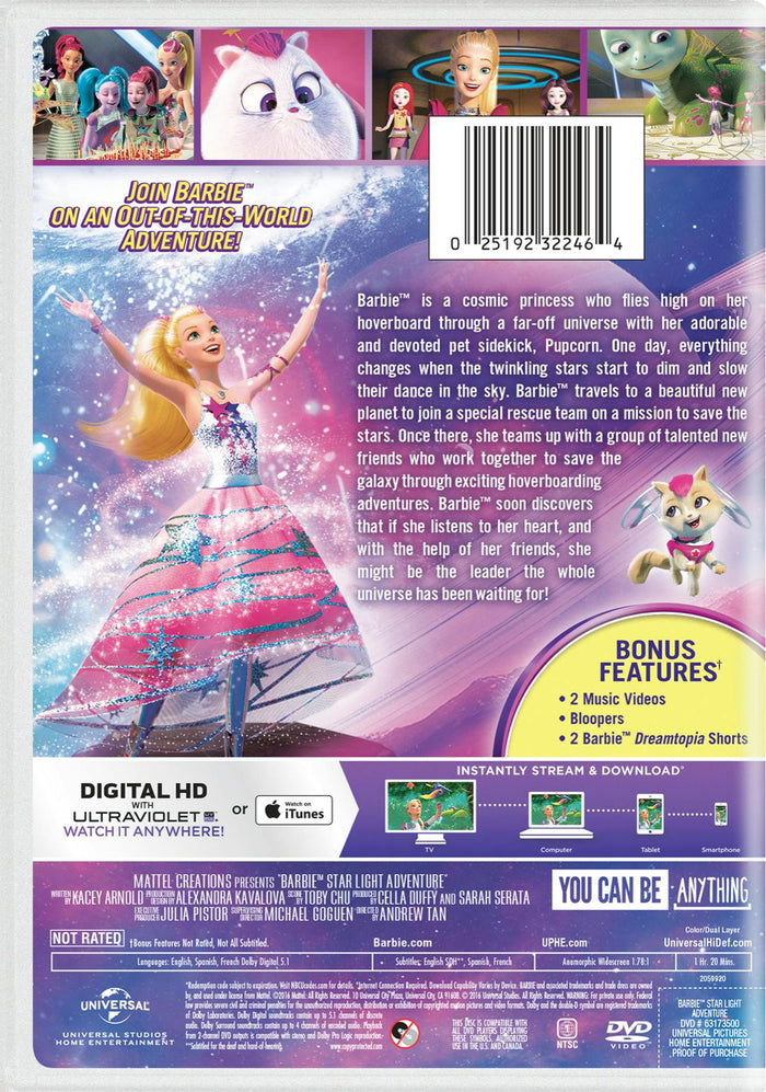 Barbie: Star Light Adventure (DVD + Digital HD) [DVD]
