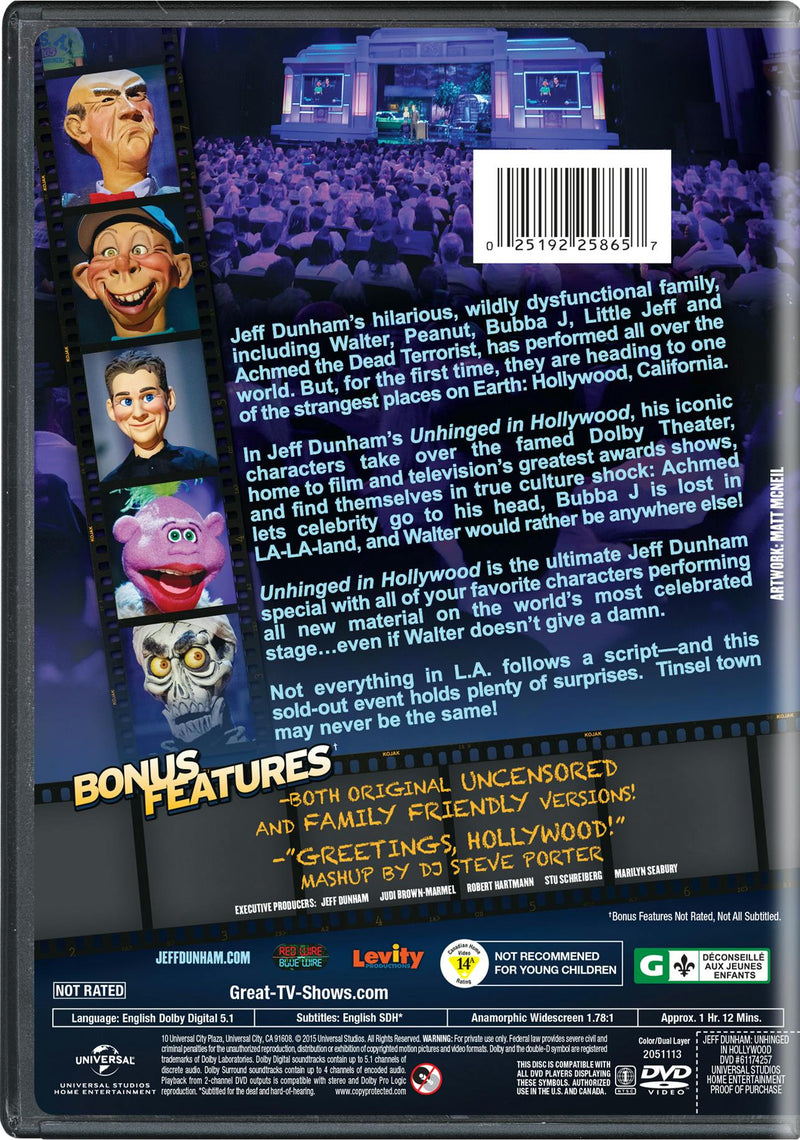 Jeff Dunham: Unhinged in Hollywood [DVD]