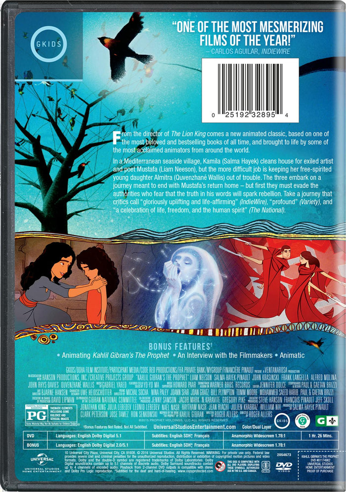 Kahlil Gibran's The Prophet [DVD]