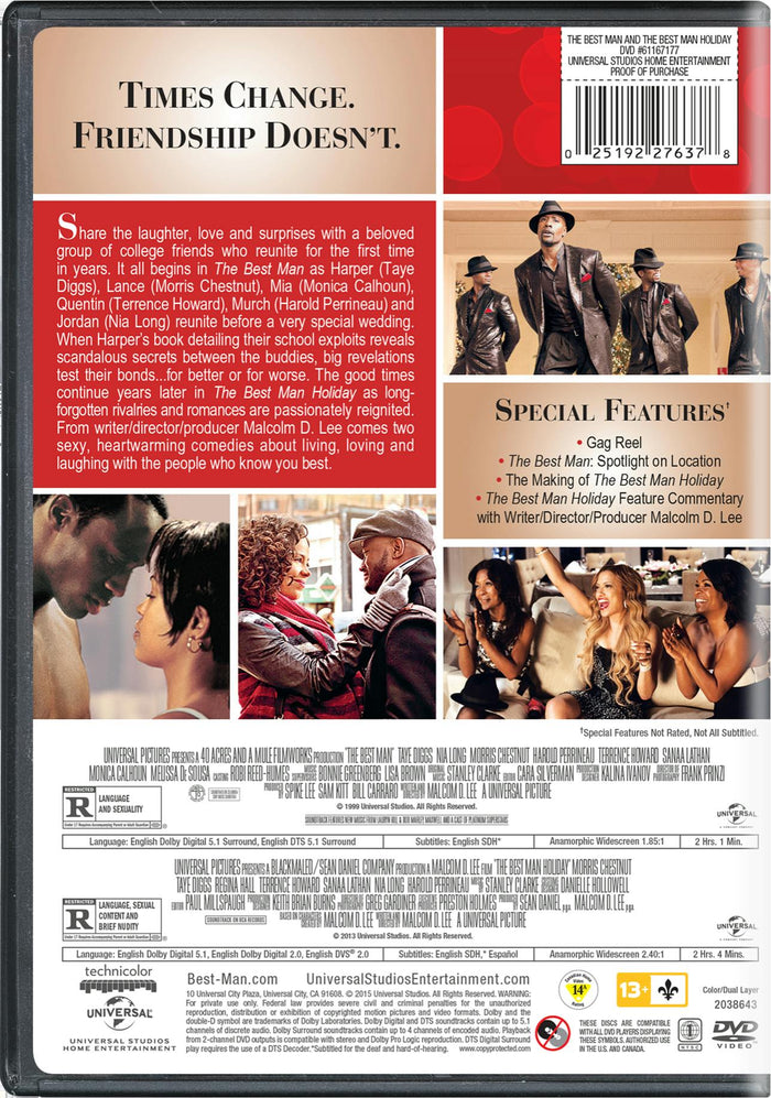 The Best Man/The Best Man Holiday (DVD Double Feature) [DVD]