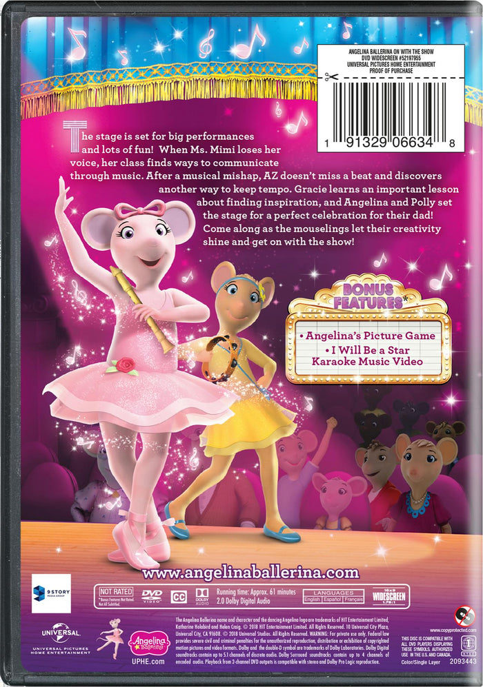 Angelina Ballerina: On with the Show [DVD]