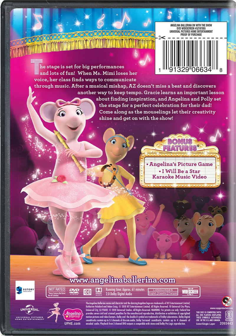 Angelina Ballerina: On with the Show [DVD]