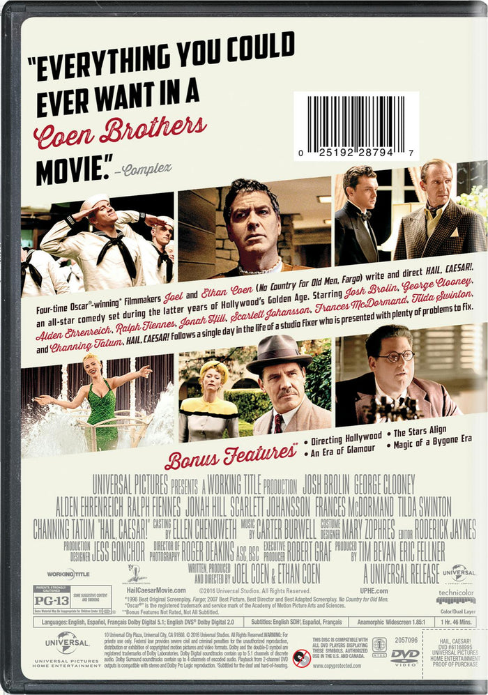 Hail, Caesar! [DVD]