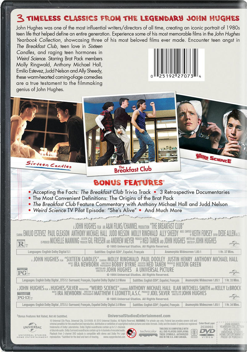 John Hughes Yearbook Collection [DVD]