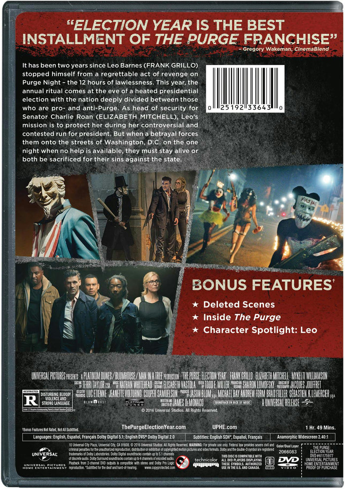 The Purge: Election Year [DVD]